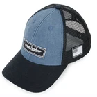 Custom Washed Denim Hiking Cap Camping Trucker Hats