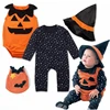 3pcs/set Baby Halloween Clothes Baby Boy Rompers Long Sleeve Clothes Kids Costume For Boy Infant Jumpsuit