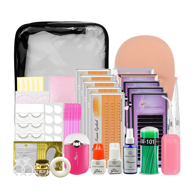 Song Lashes Top Quality Cheap price Eyelash Extension starter kits for beginners, Pure black
Song Lashes Top Quality Cheap price Eyelash Extension starter kits for beginners, Pure black