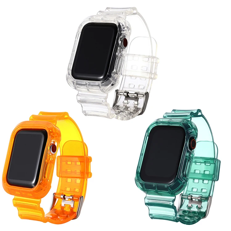 Clear TPU Watch Case Strap for iWatch 38 40 42 44 45 Transparent Silicone Sport Watch Bands for Apple Watch Series 7 6 SE 5 4 3
Clear TPU Watch Case Strap for iWatch 38 40 42 44 45 Transparent Silicone Sport Watch Bands for Apple Watch Series 7 6 SE 5 4 3