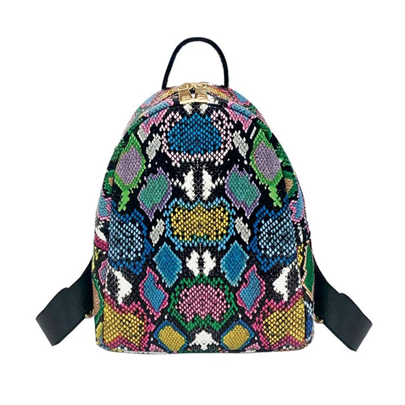JANHE Vintage Luxury Design Mini Small Casual Daybags Snake Skin graffiti Sports Backpack College Bags Girls Lady Back Pack, The picture color
JANHE Vintage Luxury Design Mini Small Casual Daybags Snake Skin graffiti Sports Backpack College Bags Girls Lady Back Pack, The picture color