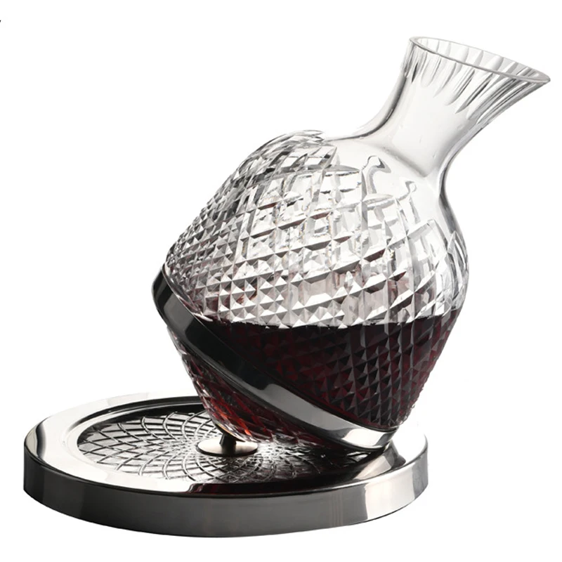 New Style Wine breather Whiskey Aerator,Riedel Crystal Glass Diamond Spin Wine Decanter, Transparent clear
New Style Wine breather Whiskey Aerator,Riedel Crystal Glass Diamond Spin Wine Decanter, Transparent clear