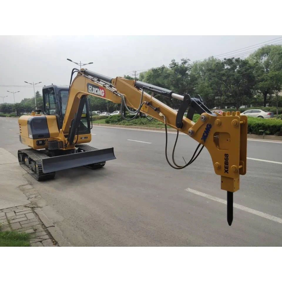 best mini digger attachments hammer xcmg xe60da xe60d 6 ton