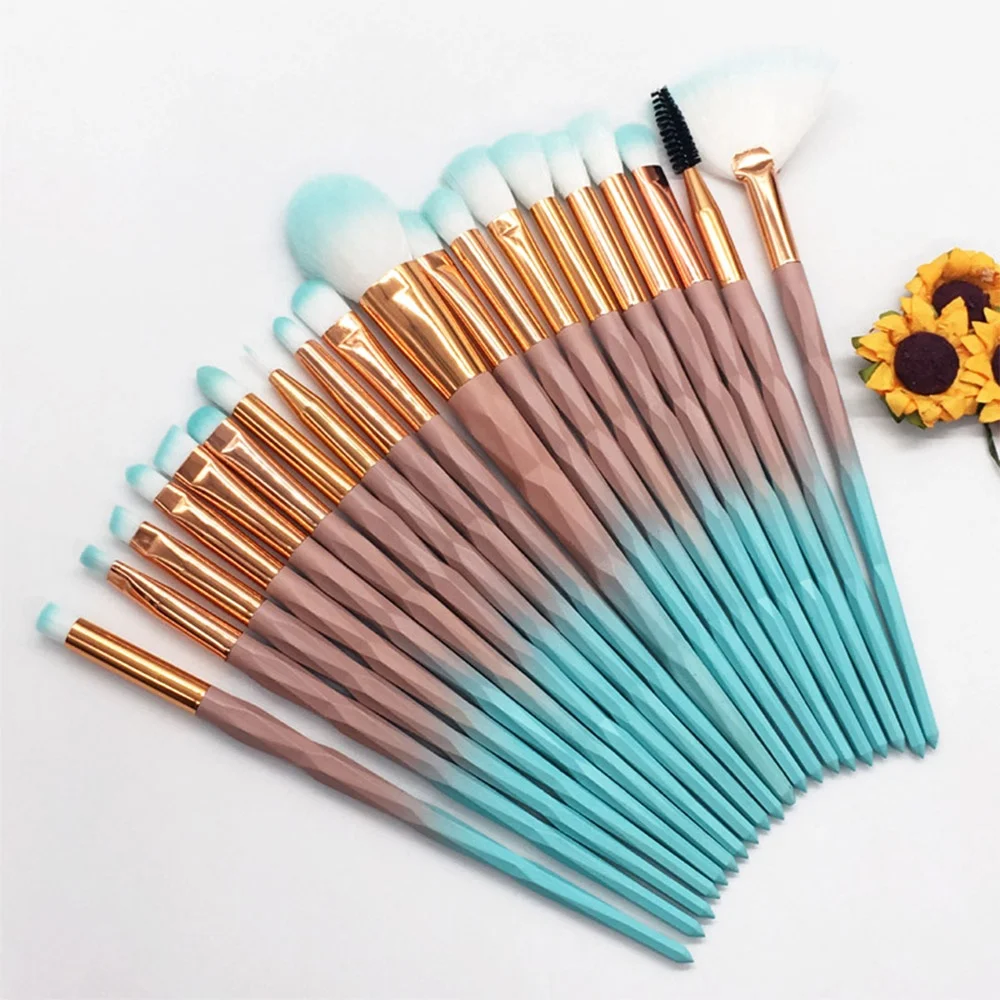 Hot Sale 20Pcs Makeup Brushes Colorful Diamond Make-Up Set With Eye Brush Cosmetic Tools Available Eyebrow lips Makeup Brush Set
Hot Sale 20Pcs Makeup Brushes Colorful Diamond Make-Up Set With Eye Brush Cosmetic Tools Available Eyebrow lips Makeup Brush Set