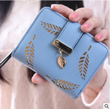 2019 New Women Wallets Short Wallet Ladies Zipper Buckle Hollow Leaf Purse Wallet For Female Women Zipper Purse Card Holder, Customize
2019 New Women Wallets Short Wallet Ladies Zipper Buckle Hollow Leaf Purse Wallet For Female Women Zipper Purse Card Holder, Customize