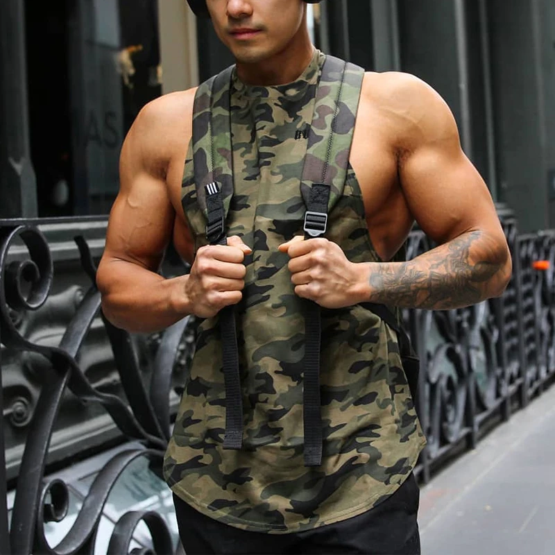 Running training camouflage quick-drying vest summer breathable blank tank top mens sports fitness top
Running training camouflage quick-drying vest summer breathable blank tank top mens sports fitness top
