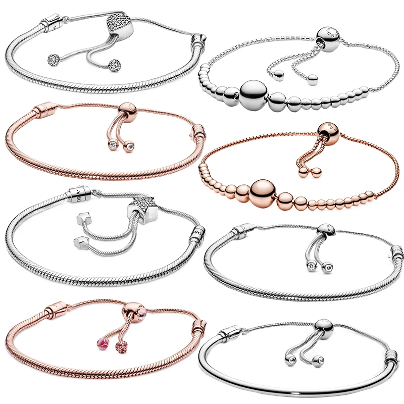 2021 new S925 silver fit pandoraer bracelet rose gold MOMENTS sliding snake bracelet factory direct sales
2021 new S925 silver fit pandoraer bracelet rose gold MOMENTS sliding snake bracelet factory direct sales