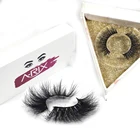 22mm 25mm 27mm mm Thick 3D Real Mink Fluffy Eyelash Vendor With Custom Packaging