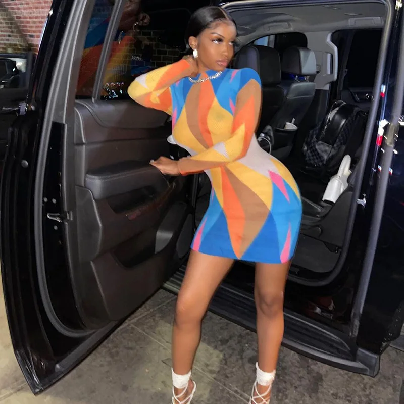 2021 fall women clothes ladies casual print bodycon mini dress for woman womens autumn long sleeve knit dresse, Orange/piink
2021 fall women clothes ladies casual print bodycon mini dress for woman womens autumn long sleeve knit dresse, Orange/piink