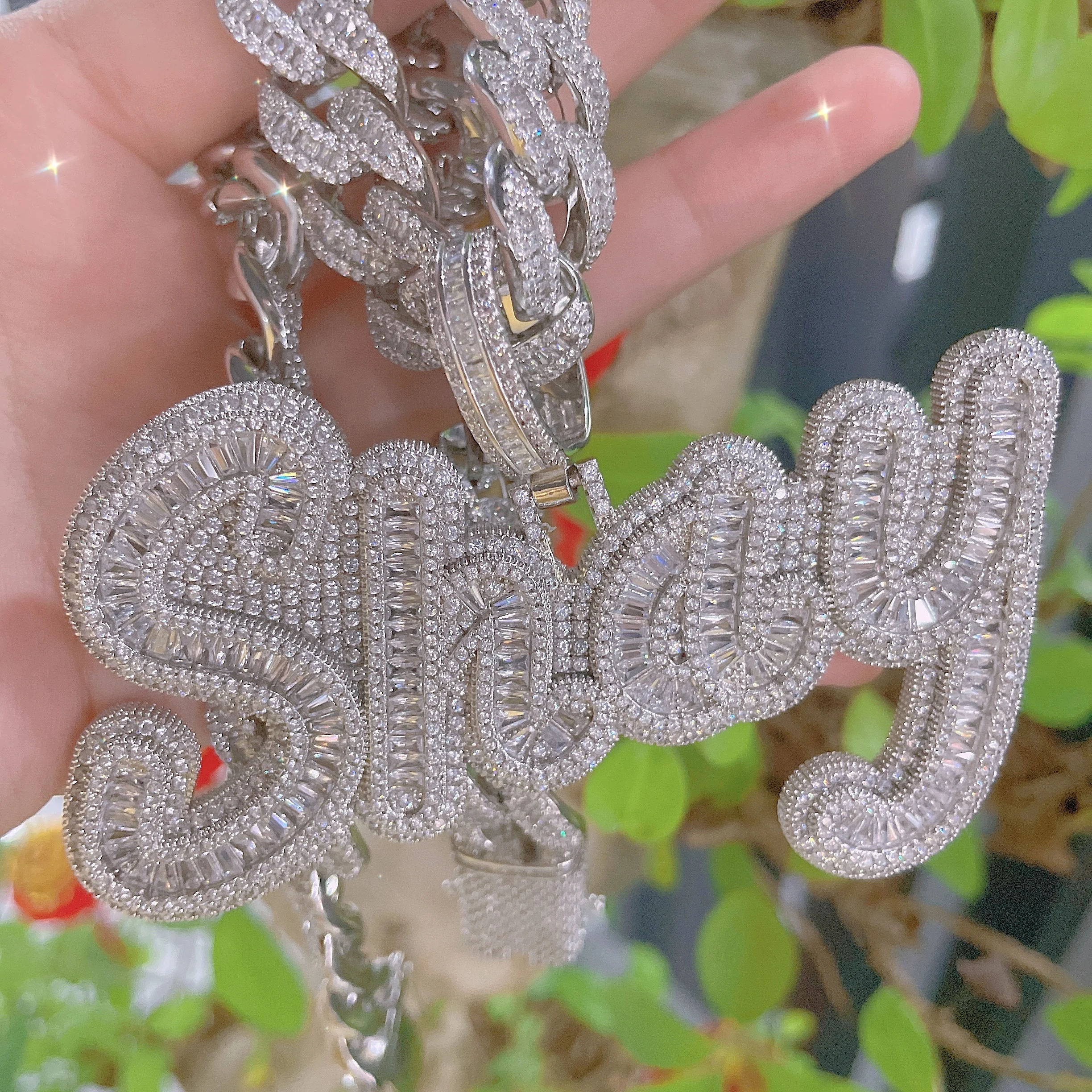 Hip Hop Necklace Full Rhinestone Diamond Capital T Square Zirconium Baguette Iced Out Zircon Custom Letter Name Necklace, Rose gold,silver
Hip Hop Necklace Full Rhinestone Diamond Capital T Square Zirconium Baguette Iced Out Zircon Custom Letter Name Necklace, Rose gold,silver