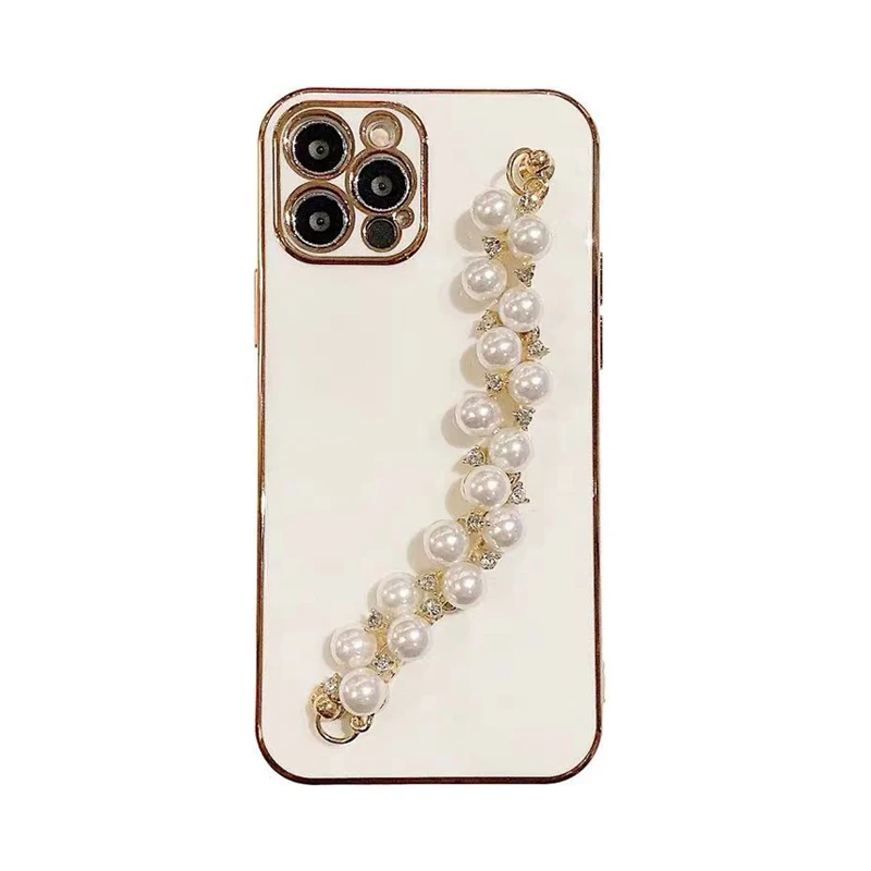 Fashion Pearl chain women's mobile phone case is suitable for Apple iPhone13 12 pro max ix xr 7p tpu soft shell protective cover
Fashion Pearl chain women's mobile phone case is suitable for Apple iPhone13 12 pro max ix xr 7p tpu soft shell protective cover