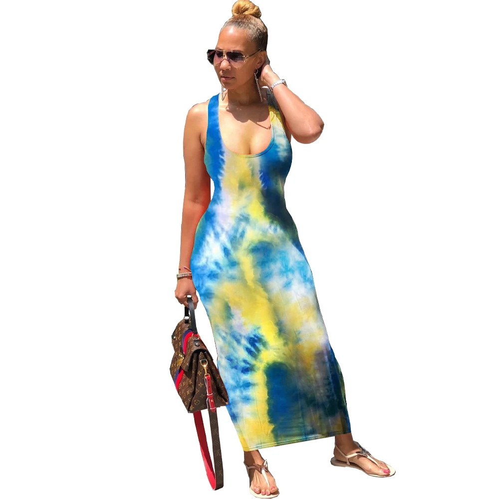 Women Summer Tie Dye Galaxy Print Cross Open Back Sexy Sleeveless Tank Maxi Dress Beach Casual Slim Pencil Long Dresses
Women Summer Tie Dye Galaxy Print Cross Open Back Sexy Sleeveless Tank Maxi Dress Beach Casual Slim Pencil Long Dresses