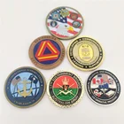 Metal Coin Metal Metal Coins Custom High Quality USA Army Navy Silver Metal Challenge Coin