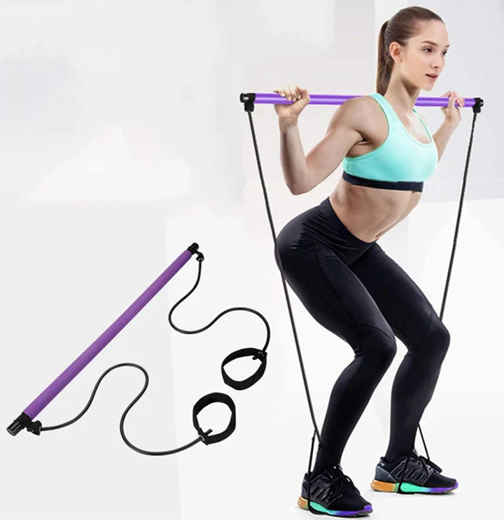 Hot Selling Portable Pilates Bar Yoga Exercise Bar Foot Loop Toning Bar Nylon Loop Pilates Stick Kit
Hot Selling Portable Pilates Bar Yoga Exercise Bar Foot Loop Toning Bar Nylon Loop Pilates Stick Kit