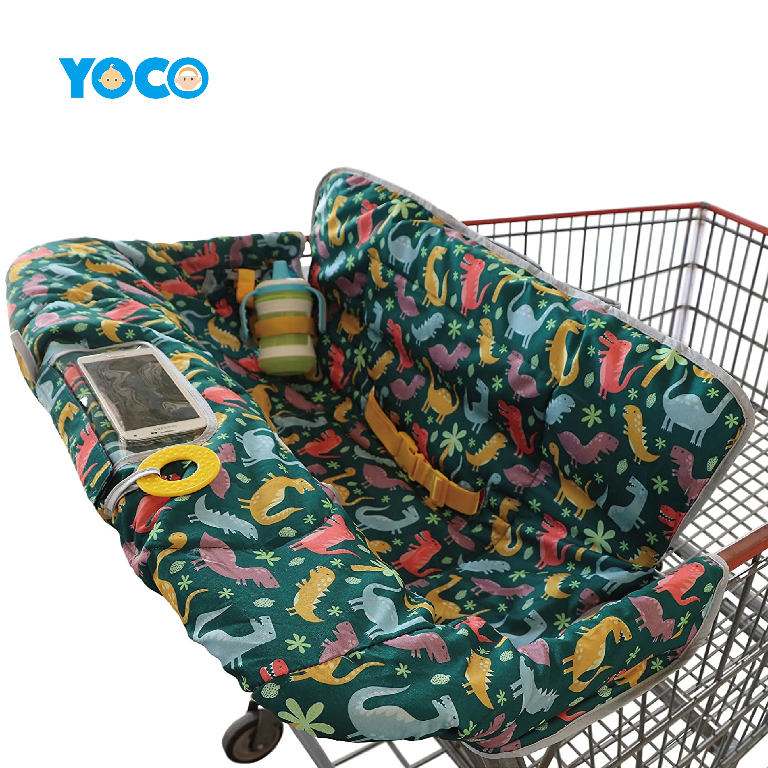 Super September Comfortable Universal Size Carton Pattern Shopping Cart Cover for Baby Toddler 2-in-1 High Chair Cover for Kids, Customized
Super September Comfortable Universal Size Carton Pattern Shopping Cart Cover for Baby Toddler 2-in-1 High Chair Cover for Kids, Customized