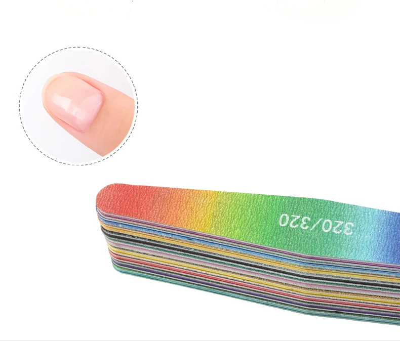 Nails Salon Professional Products Rainbow Colors 100 180 Washable 240 Disposable /80 Grit Nail File
Nails Salon Professional Products Rainbow Colors 100 180 Washable 240 Disposable /80 Grit Nail File