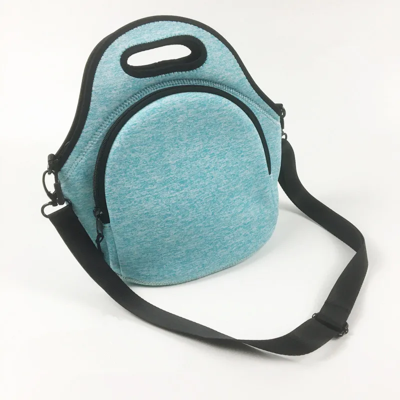 Trendy hot-selling lunch bag with shoulder strap portable neoprene lunch box cooler bag, Green/pink/light grey/dark gray/dark gray
Trendy hot-selling lunch bag with shoulder strap portable neoprene lunch box cooler bag, Green/pink/light grey/dark gray/dark gray
