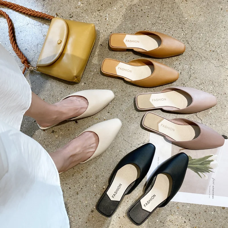 2021 Hot Sale Outer Wear Flat Half Slippers Sandals Women Casual Fashion Slippers, Different colors and support to customized
2021 Hot Sale Outer Wear Flat Half Slippers Sandals Women Casual Fashion Slippers, Different colors and support to customized