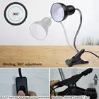 LED Clamp Work Lamp 7W 360 Rotatable Bright Work Light Desk Lamp with Clip 3 Color Temperature Modes