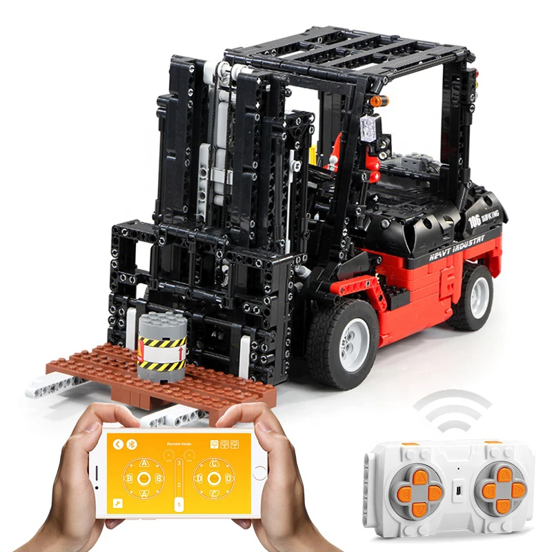 

Mould King 13106 Technic The MOC-3681 Engineering Vehicles RC Forklift Mk II Truck Building Blocks Toys For Kids Birthday Gifts