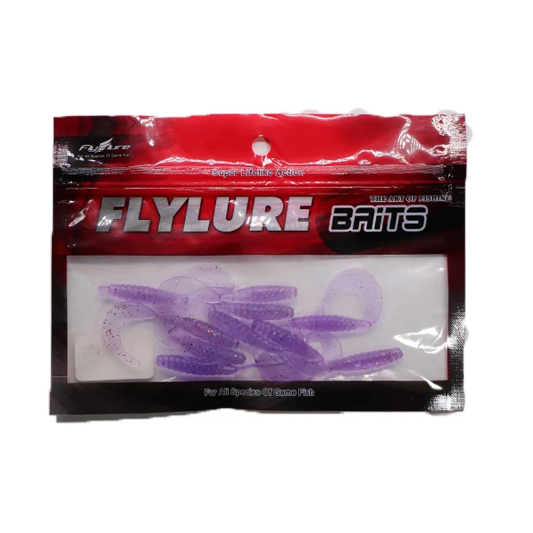Fishing Soft Bait FLYLURE Screw thread Soft Worm 40mm Soft T tail Lure Bait PVC Lure for bass soft lure
Fishing Soft Bait FLYLURE Screw thread Soft Worm 40mm Soft T tail Lure Bait PVC Lure for bass soft lure