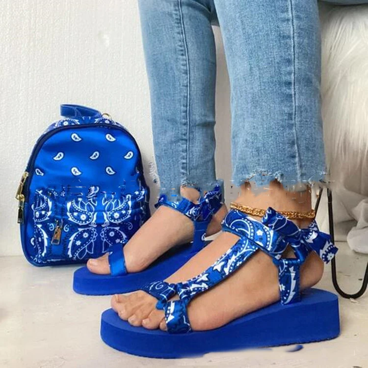 New Arrival Bandana Handbags Women Factory Wholesale PU Leather Purse Backpack Fashionable Sandals matching bags set, Customized color
New Arrival Bandana Handbags Women Factory Wholesale PU Leather Purse Backpack Fashionable Sandals matching bags set, Customized color