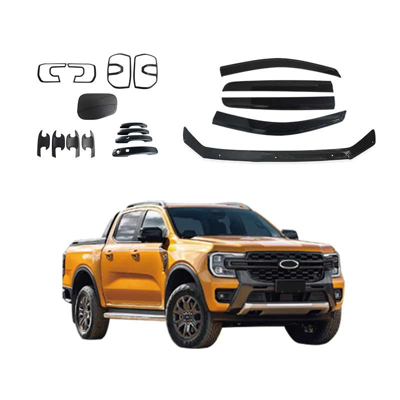 Matte Black Car exterior Full combo set Kit Cover for Ford Ranger 2022 2023 Accessories
Matte Black Car exterior Full combo set Kit Cover for Ford Ranger 2022 2023 Accessories