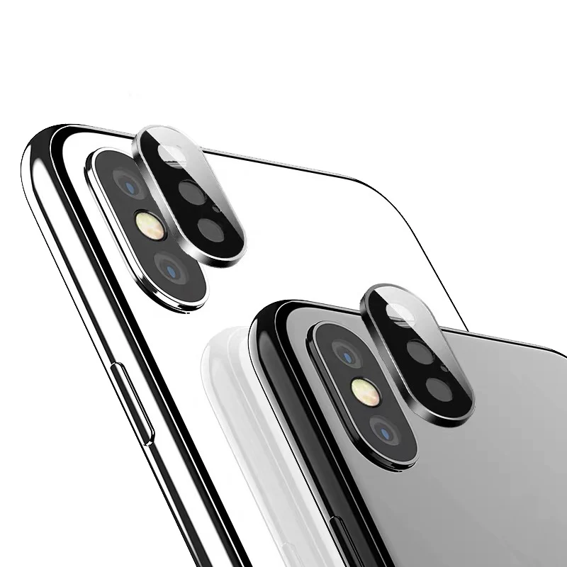 Metal Frame Tempered Glass Mobile Phone Lens Protection Film For iPhone X XS XS Max, Black,gold,silver
Metal Frame Tempered Glass Mobile Phone Lens Protection Film For iPhone X XS XS Max, Black,gold,silver