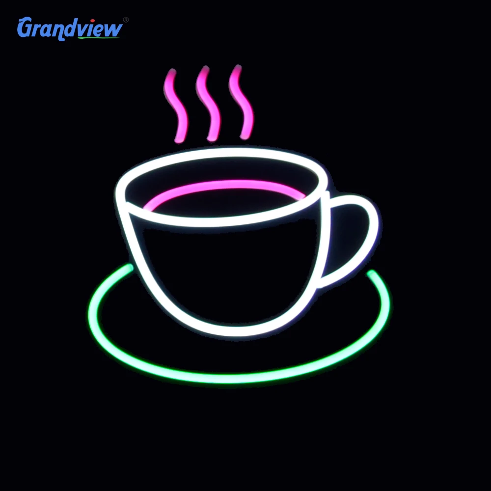 制造商定制小型便携式装饰 led 披萨霓虹灯标志