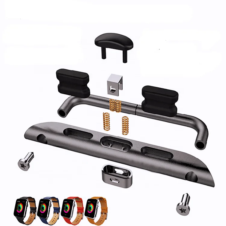 Special Design High Quality One-body Adapter Connector Lug for Apple Watch Band Connector, Black/silver/gold/rose gold
Special Design High Quality One-body Adapter Connector Lug for Apple Watch Band Connector, Black/silver/gold/rose gold