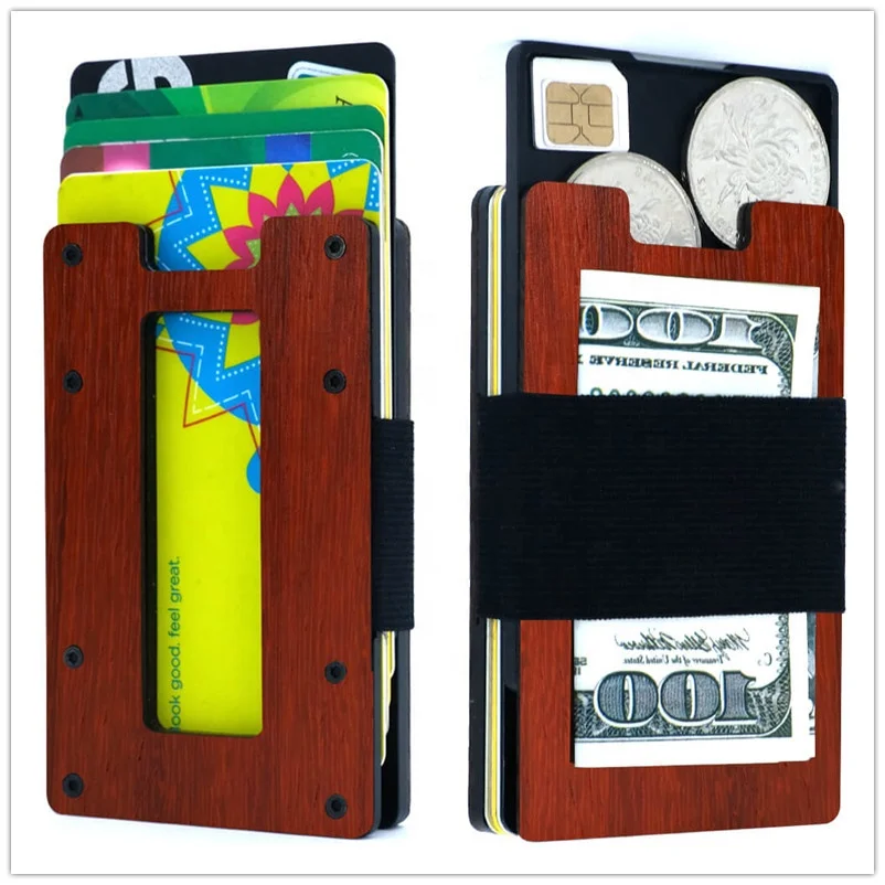 2021 New Arrival RFID Blocking Wooden Credit Card Holder Wallet Rosewood Custom Card Holder Wood Aluminum Card Case
2021 New Arrival RFID Blocking Wooden Credit Card Holder Wallet Rosewood Custom Card Holder Wood Aluminum Card Case