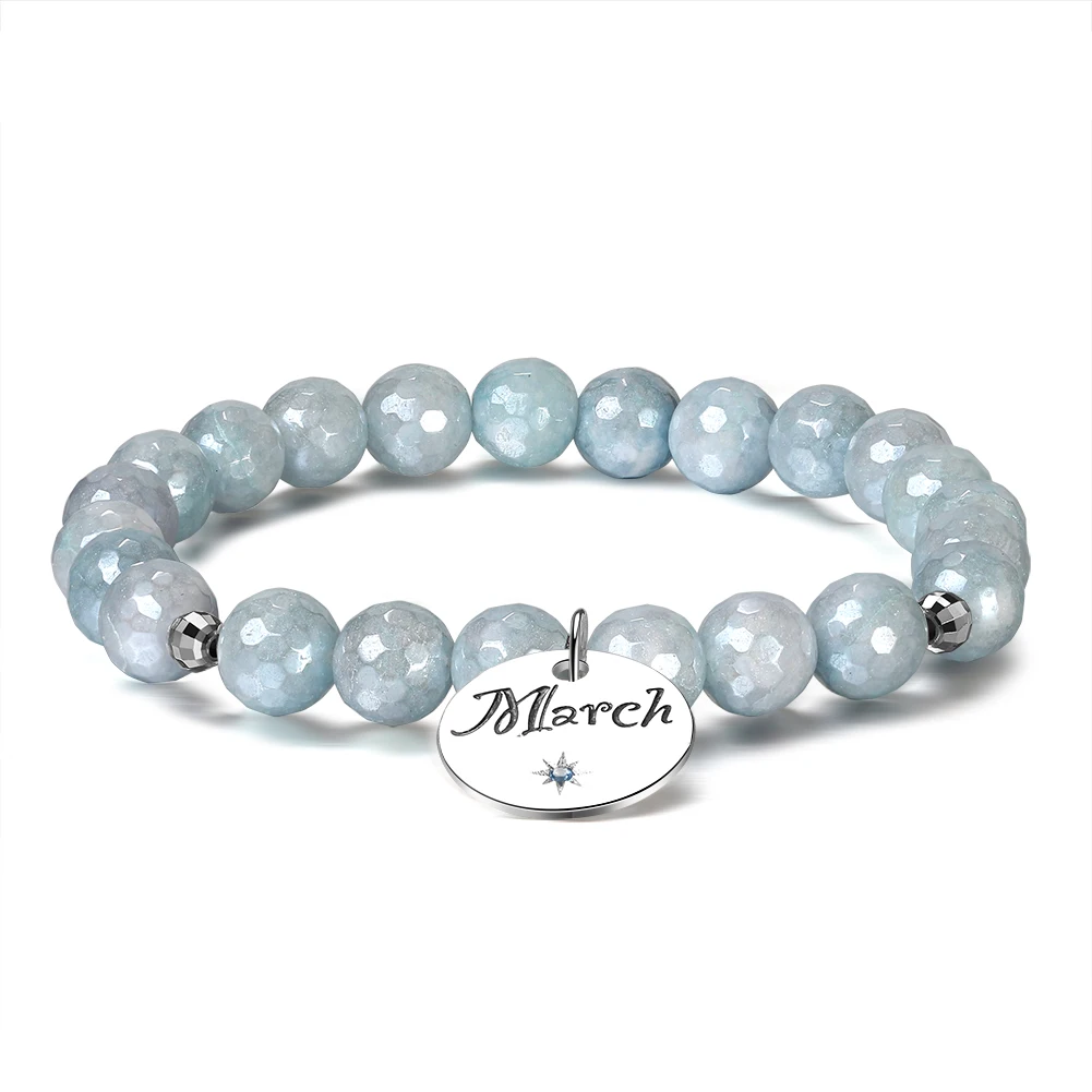 RINNTIN GMB03 Unisex Accessories 925 Sterling Silver 8mm Faceted Aquamarine Round Beads bracelet
RINNTIN GMB03 Unisex Accessories 925 Sterling Silver 8mm Faceted Aquamarine Round Beads bracelet
