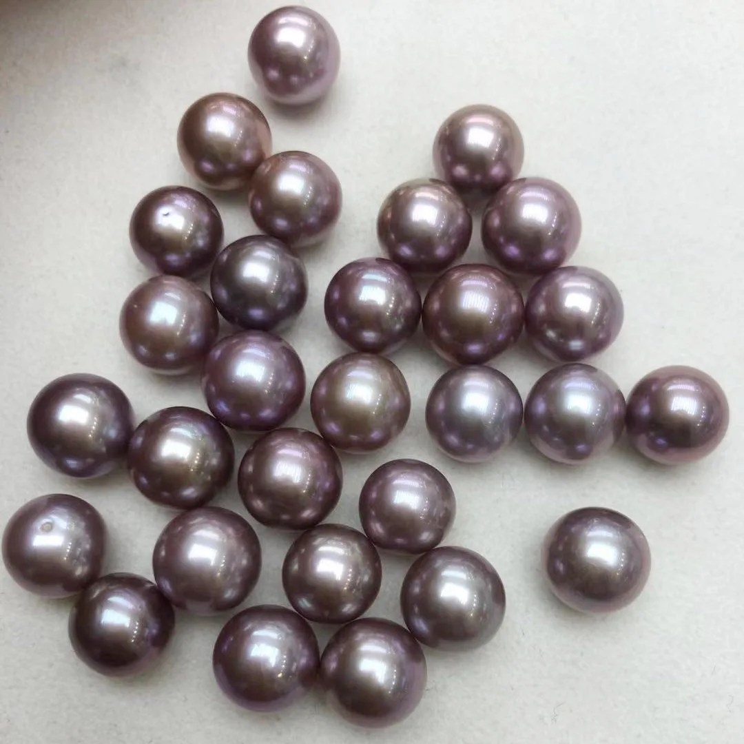10-11 mm high quality AAA perfect round nature loose purple freshwater pearl after hole almost no flaw wholesales DIY BEADS
10-11 mm high quality AAA perfect round nature loose purple freshwater pearl after hole almost no flaw wholesales DIY BEADS