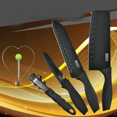 wholesale Kitchen stainless steel kitchen knife fruit black diamond steel knife Black knife Set of five
wholesale Kitchen stainless steel kitchen knife fruit black diamond steel knife Black knife Set of five