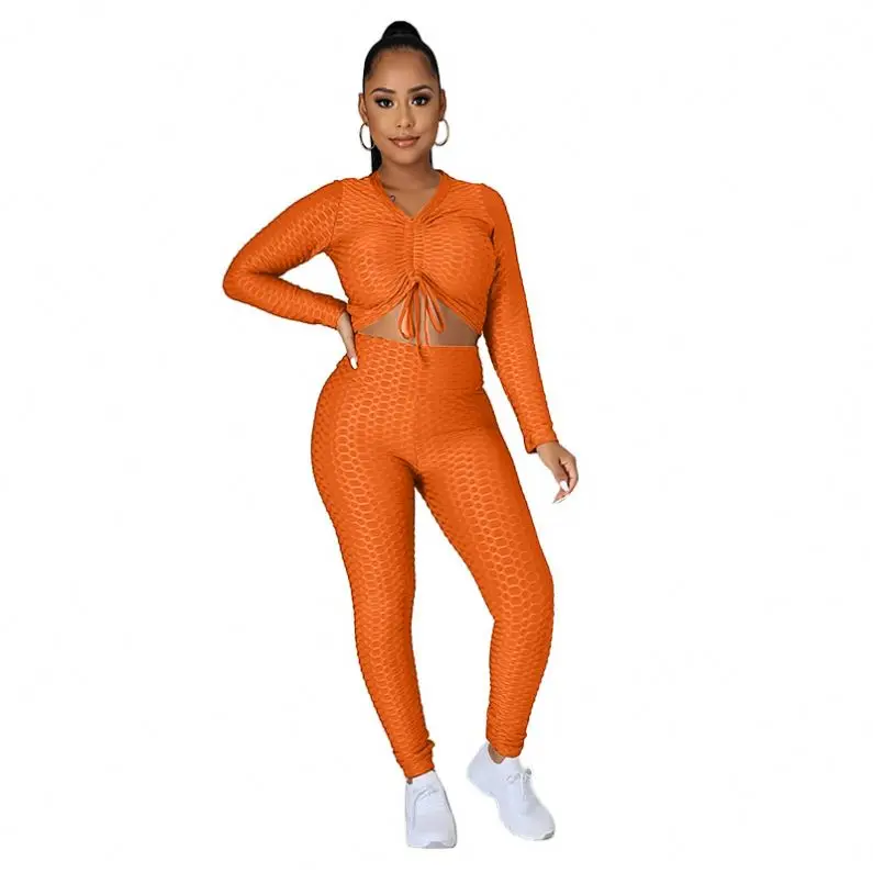 Crop tops Long joggers Sets Women's Yoga Tracksuit Sets Ruched Pants Drawstring Gym Workout Sportwear Active Wear Exercise Seaml, Women's yoga sets
Crop tops Long joggers Sets Women's Yoga Tracksuit Sets Ruched Pants Drawstring Gym Workout Sportwear Active Wear Exercise Seaml, Women's yoga sets