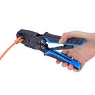 Network Tool Crimping Pliers Tool crimper HT-200R Wire Stripper modular plug Crimp Ratcheting Pliers