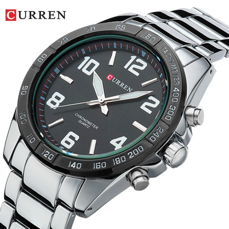 CURREN 8107 Men Fashion Brand Men Quartz Clock Man Full Steel Strap Sport Casual Waterproof Wrist Watch relogio masculino
CURREN 8107 Men Fashion Brand Men Quartz Clock Man Full Steel Strap Sport Casual Waterproof Wrist Watch relogio masculino