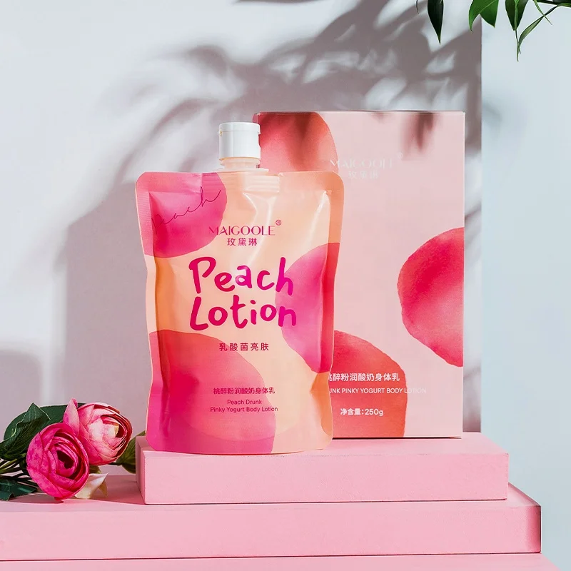 

Wholesale Peach Drunk Powder Embellish Skin Care Natural Organic Plant Extract Whitening Moisturizing Fair Body Lotion Cream