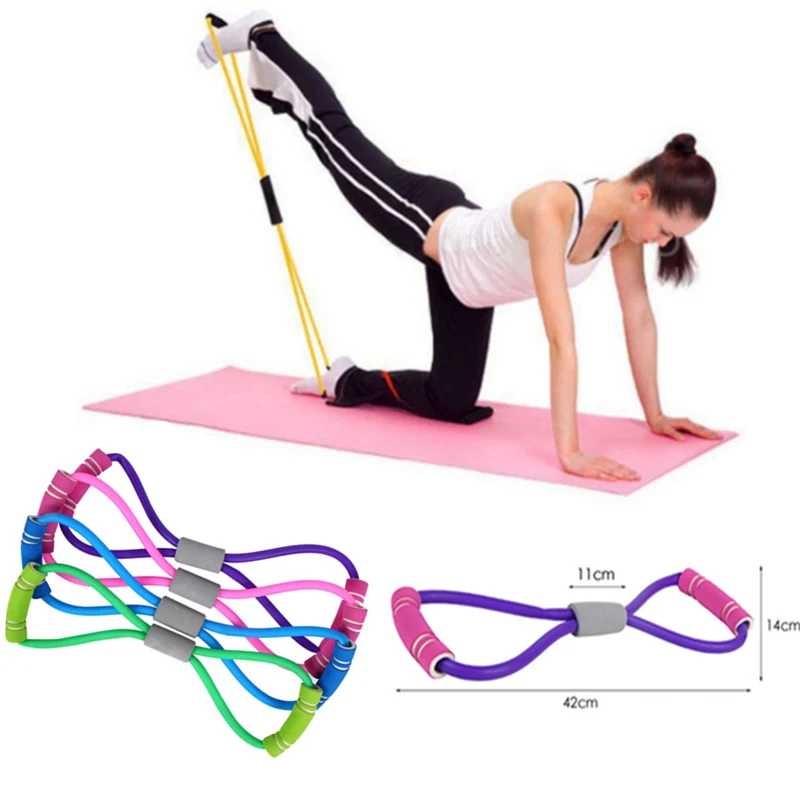 Yoga shoulder stretch resistance bands Figure 8 Fitness Resistance Band with Handles, Black,red,blue,green,yellow
Yoga shoulder stretch resistance bands Figure 8 Fitness Resistance Band with Handles, Black,red,blue,green,yellow