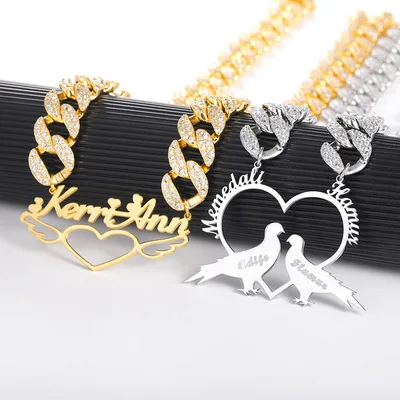 2021 New Arrival Butterfly Necklaces With Customized Letter Cuban Chain Cubic Zircon Name Necklace Personalised, Picture
2021 New Arrival Butterfly Necklaces With Customized Letter Cuban Chain Cubic Zircon Name Necklace Personalised, Picture