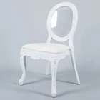 French Style Round Back Button Studded Luis Dining Luis Ghost Chair