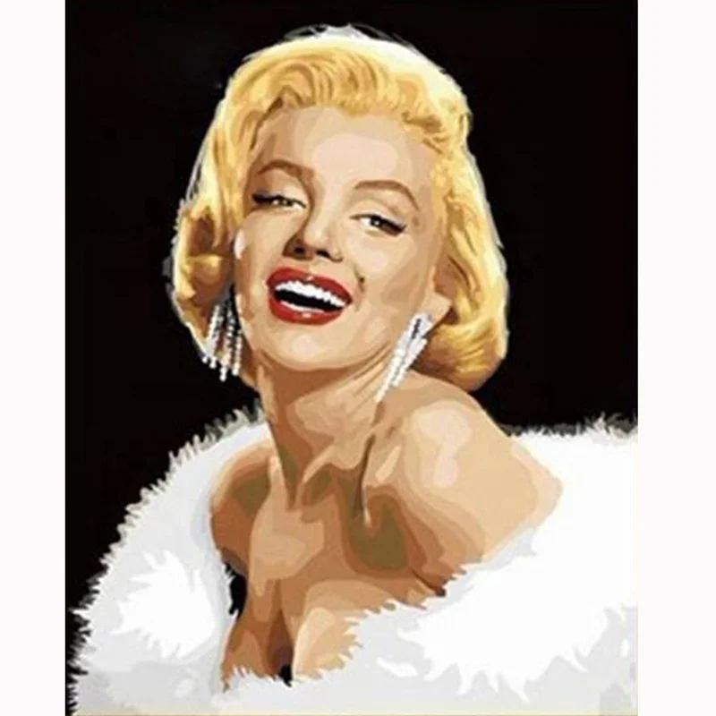Number Coloring Hanging Painting Handmade Artwork Different Life Home Wall Decorations Sexy Goddess Monroe, Multi colors
Number Coloring Hanging Painting Handmade Artwork Different Life Home Wall Decorations Sexy Goddess Monroe, Multi colors