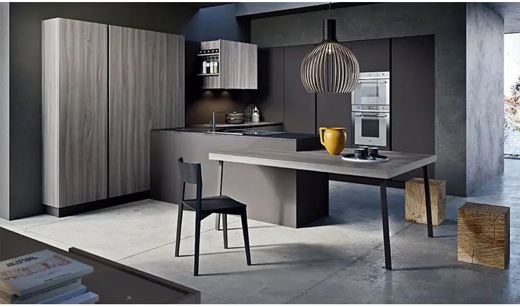 Premium grey modern design melamine module cabinet from China