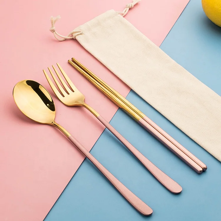 Portable forged luxury pink gold chopsticks modern dinner hanging flatware set stainless steel, Silver / gold / white gold / green gold / pink gold / black gold
Portable forged luxury pink gold chopsticks modern dinner hanging flatware set stainless steel, Silver / gold / white gold / green gold / pink gold / black gold