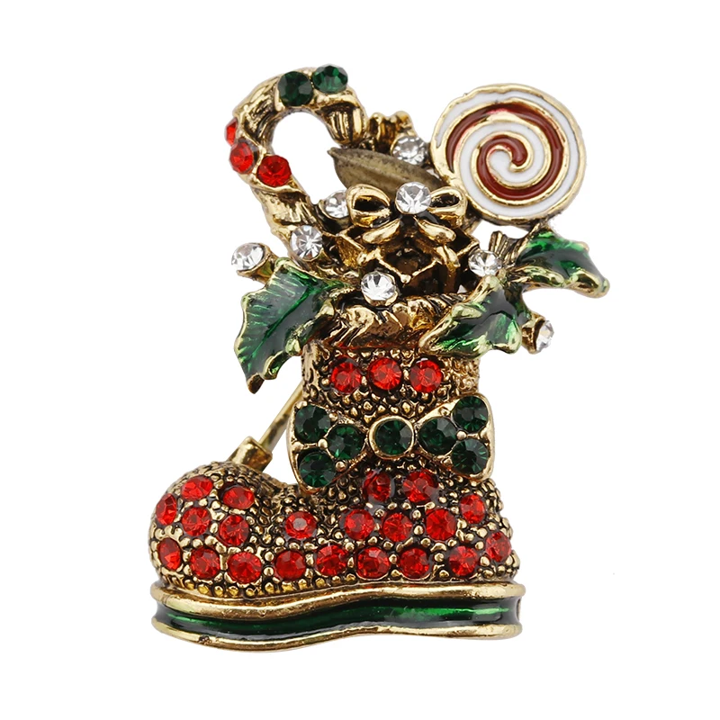 Christmas Gift Boots Brooches for Women Enamel Pins Rhinestone Brooch Pin Fashion Jewelry Christmas Socks Brooches
Christmas Gift Boots Brooches for Women Enamel Pins Rhinestone Brooch Pin Fashion Jewelry Christmas Socks Brooches