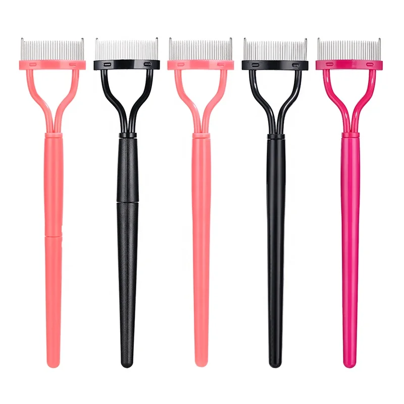 BS-MALL Eyelash Comb Curler Stainless Steel Eyelashes Separator Curler Makeup Mascara Applicator Eyelash Definer with Comb
BS-MALL Eyelash Comb Curler Stainless Steel Eyelashes Separator Curler Makeup Mascara Applicator Eyelash Definer with Comb
