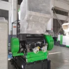 plastic crusher granulator machine for recycling PP PE film scraps