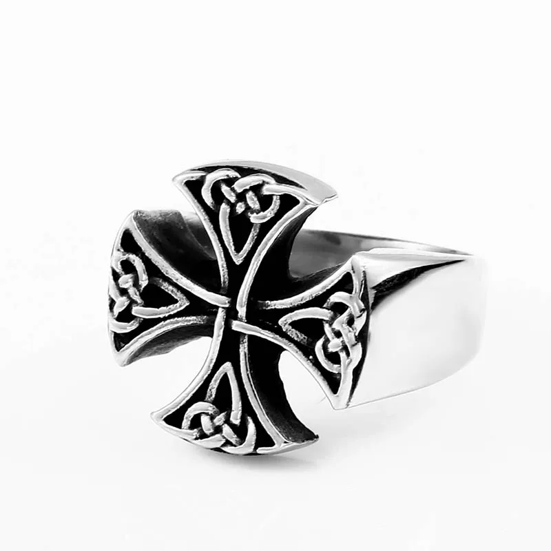 SS8-620R steel soldier vintage norse viking design cross ring nordic stainless steel man finger jewelry
SS8-620R steel soldier vintage norse viking design cross ring nordic stainless steel man finger jewelry