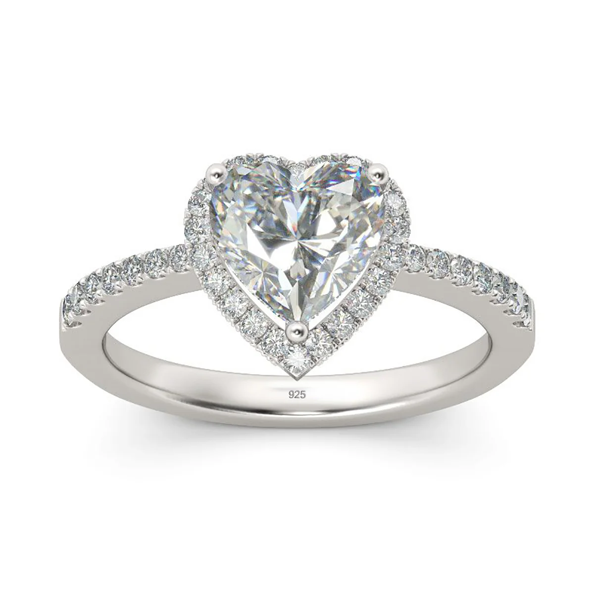 Heart Moissanite Ring D Color 2ct Women 925 Silver 14K 18K Gold Ring Engagement Wedding Rings
Heart Moissanite Ring D Color 2ct Women 925 Silver 14K 18K Gold Ring Engagement Wedding Rings