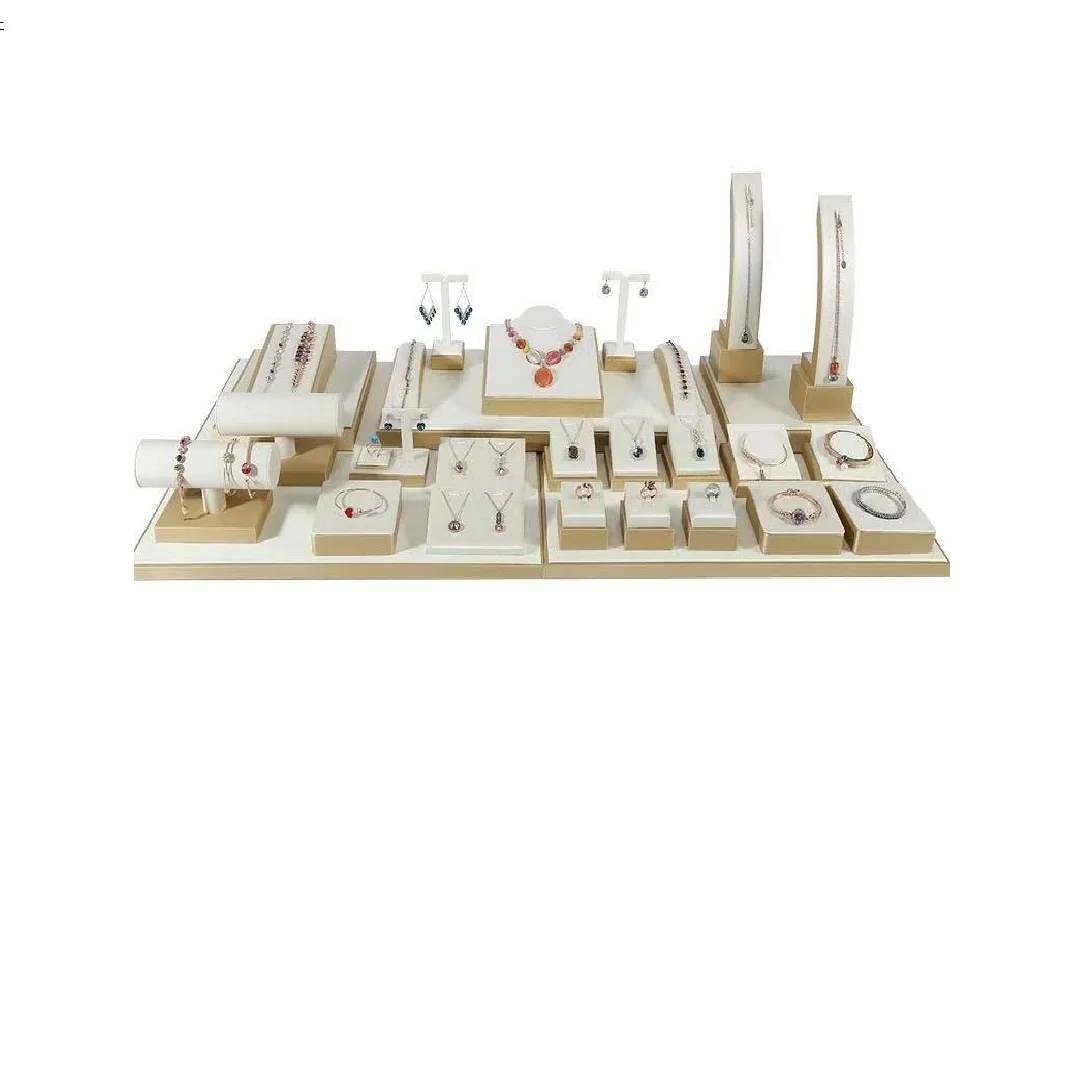 Wholesale and Retail Modern Jewelry Props Display Set, Black/gold/charcoal/silver/white
Wholesale and Retail Modern Jewelry Props Display Set, Black/gold/charcoal/silver/white